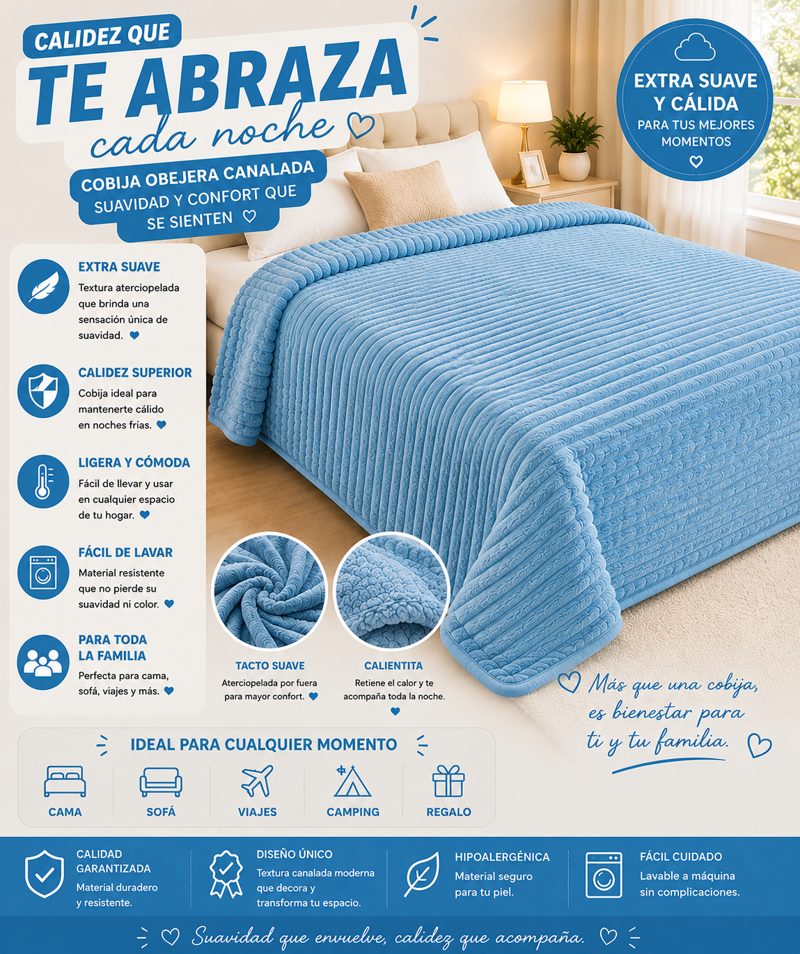 COBIJA OBEJERA ANACALADA