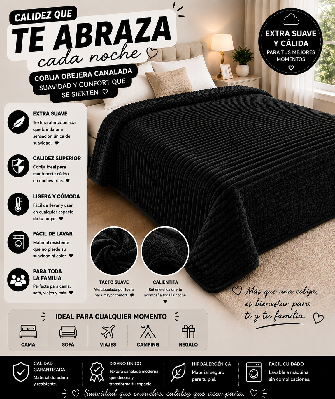 COBIJA OBEJERA ANACALADA